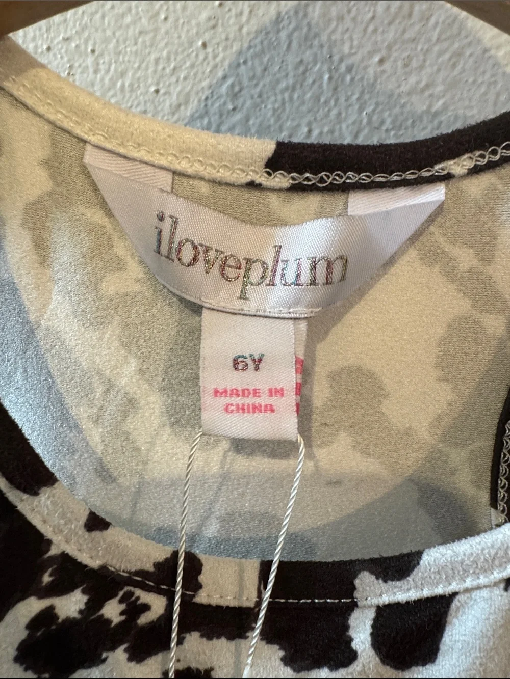 NWT 6Y iloveplum B.A.E. Tutu Dress | Suede Bessie Cow Print!